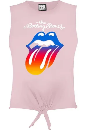 Amplified Camiseta tirantes Rainbow Tongue para mujer