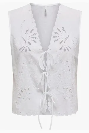 ONLY Camiseta tirantes TOP ONLLOU LIFE EMB S/L TIE MUJER para mujer