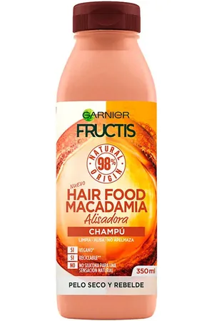 Garnier Champú Smoothing Shampoo Fructis Hair Food - Macadamia 350 ml para mujer