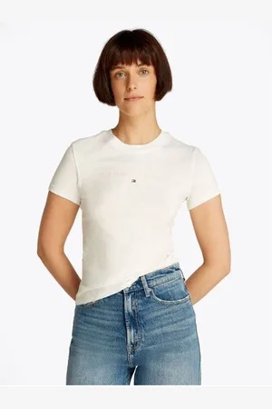 Tommy Hilfiger Camiseta CAMISETA SLIM TONAL MUJER para mujer