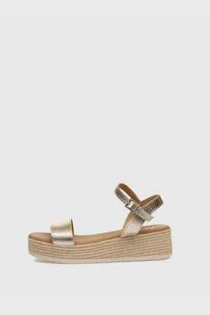 Kamome Sandalias ALPARGATA JADIYA PLATINO para mujer