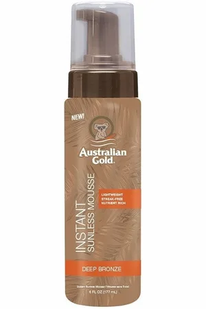 Australian Gold Protección solar Sunless Instant Deep Bronze Color Mousse para mujer