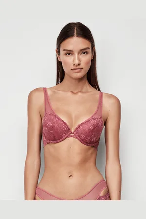 GISELA Sujetador Sujetador push up +1 en tejido de encaje para mujer
