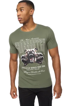 Crosshatch Camiseta manga larga Dogz para hombre
