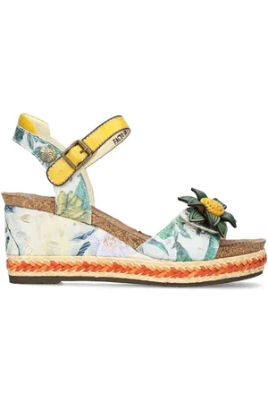 LAURA VITA Sandalias SANDALIA FACYO-06 PIEL KAKI para mujer