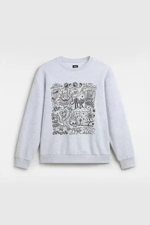 Vans Jersey SKOOL DOODLE FT RELAXED CREW para mujer