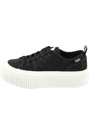Buffalo Deportivas Moda Baskets Madison Glam - Vegan Denim para mujer