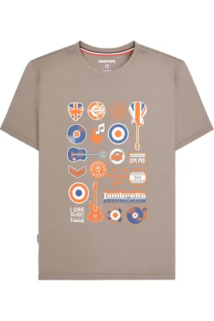 Lambretta Camiseta manga larga LB116 para hombre