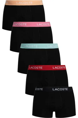 Lacoste Calzoncillos Pack de 5 calzoncillos de algodón elástico para hombre