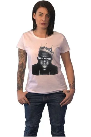 Biggie Smalls Tops y Camisetas Trust Nobody para mujer