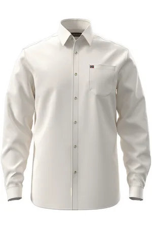 Napapijri Camisa manga larga Chemise manches longues Linen para hombre