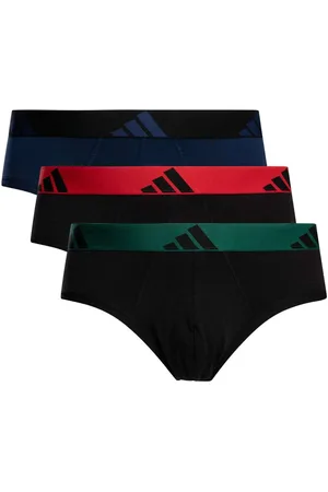 adidas Braguitas Paquete de 3 calzoncillos de algodón Active Flex para hombre