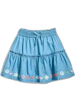 Desigual Falda Jupe fille Evase para niña
