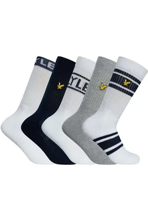 Lyle &amp; scott Calcetines altos Pack de 5 calcetines deportivos premium Montrose para hombre