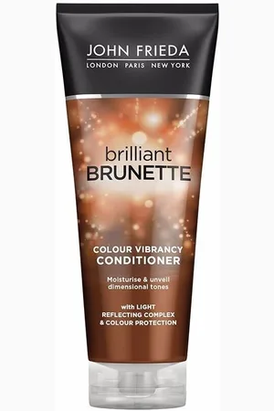 John Frieda Acondicionador Vibrancy Brunette Acondicionador Intensificador Color para mujer