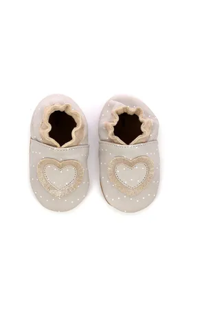 Robeez Pantuflas Baby Tiny Heart para niña