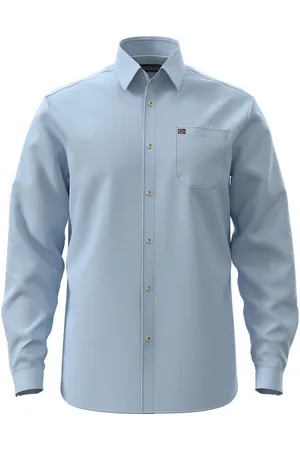 Napapijri Camisa manga larga Chemise manches longues Linen para hombre