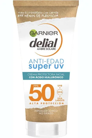 Delial Protección solar Facial Anti Edad IP50 50ml para mujer