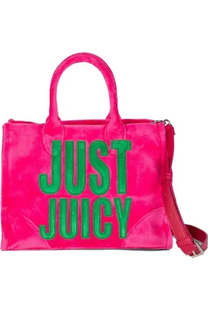 Juicy Couture Bolso IRIS PATCH VELVET M para mujer
