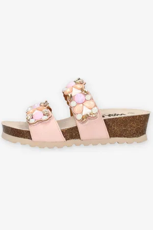 Melluso Sandalias 018147-SUEDE-NUDE para mujer