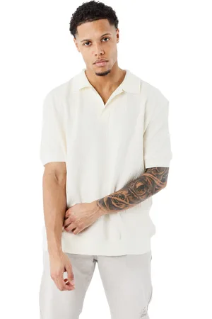 Project X Paris Polo Polo texturé Preppy para hombre