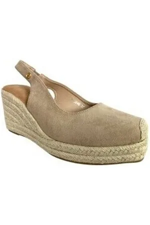 Bienve Zapatillas deporte Zapato señora cf-3040 taupe para mujer