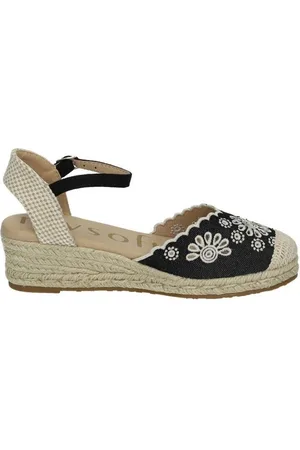 Mysoft Zapatillas de senderismo Esparta de cuña para mujer