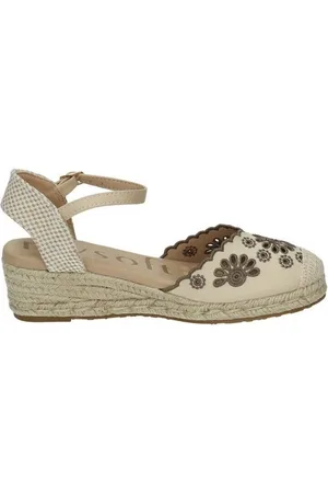 Mysoft Zapatillas de senderismo Esparteña de cuña para mujer