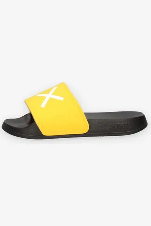 sun68 Sandalias X35302-1123NERO/GIALLO para mujer