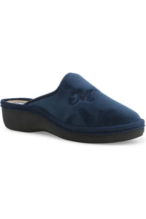 Melluso Pantuflas MEL-RRR-PD407W-BL para mujer