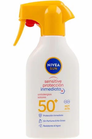 Nivea Protección solar Sunscreen Sensitive Immediate Protection SPF50 - 270ml para mujer