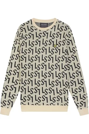 Lyle &amp; scott Jersey Pull col rond tricoté Monogram para hombre