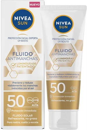 Nivea Protección solar Luminous 630 Anti-Spot Sun Fluid SPF 50+ 40ml para mujer