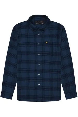 Lyle &amp; scott Camisa manga larga Chemise en flanelle à carreaux para hombre