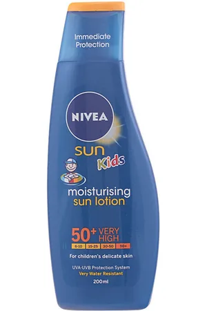 Nivea Protección solar Kids Sunscreen Moisturizing Lotion SPF 50 200 ml para mujer