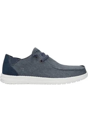 Skechers Zapatos Bajos 66387 BLU Hombre marino para hombre
