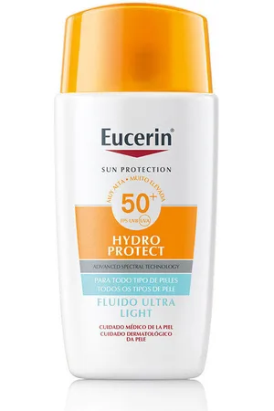 Eucerin Protección solar Ultra Light Hydro Protect Fluid SPF50+ para mujer