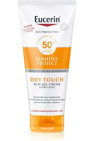 Eucerin Protección solar Sunscreen Gel-Cream Sensitive Protect Dry Touch SPF50+ para mujer