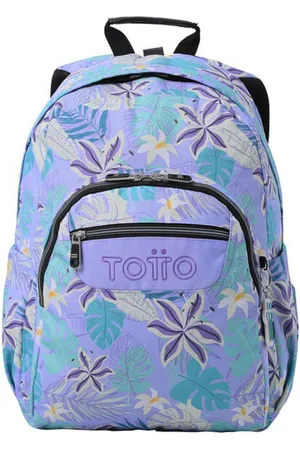 TOTTO Bolsa de deporte ACUARELES HOJAS para mujer