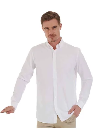 Henbury Camisa manga larga PC7766 para hombre