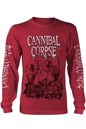Cannibal Corpse Camiseta manga larga Pile Of Skulls 2018 para mujer