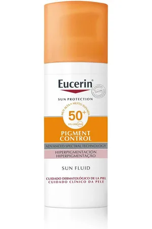 Eucerin Protección solar Fluid Pigment Control Sunscreen SPF50 + 50ml para mujer