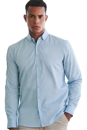 Henbury Camisa manga larga PC7766 para hombre