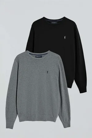 Polo Club® Jersey PACK 2 - RIGBY GO U NECK VN B-GV para hombre