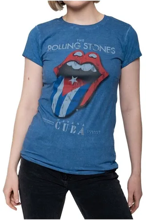 The Rolling Stones Camiseta manga larga Havana Cuba para mujer