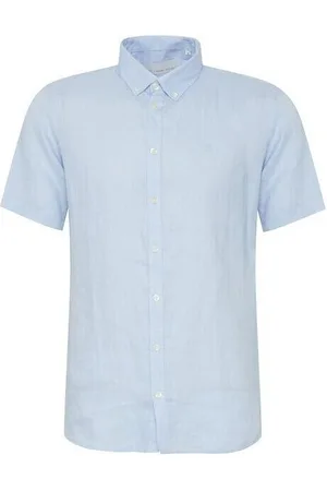 Casual Friday Camisa manga larga Chemise lin Anton 0071 para hombre