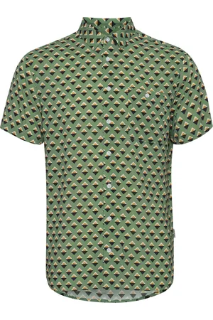 Blend of America Camisa manga larga Chemise slim para hombre