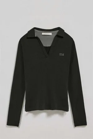 Polo Club® Polo BLOCK RUBBER PIA POLO LS W para mujer