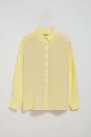 Polo Club® Camisa PC MONOGRAM W LINEN SHIRT GD para mujer