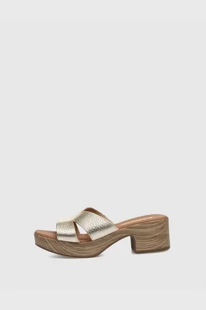 Kamome Sandalias SANDALIA SHULA PLATINO para mujer